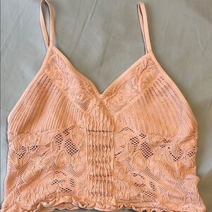 Free People Light Pink Camisole/Bralette